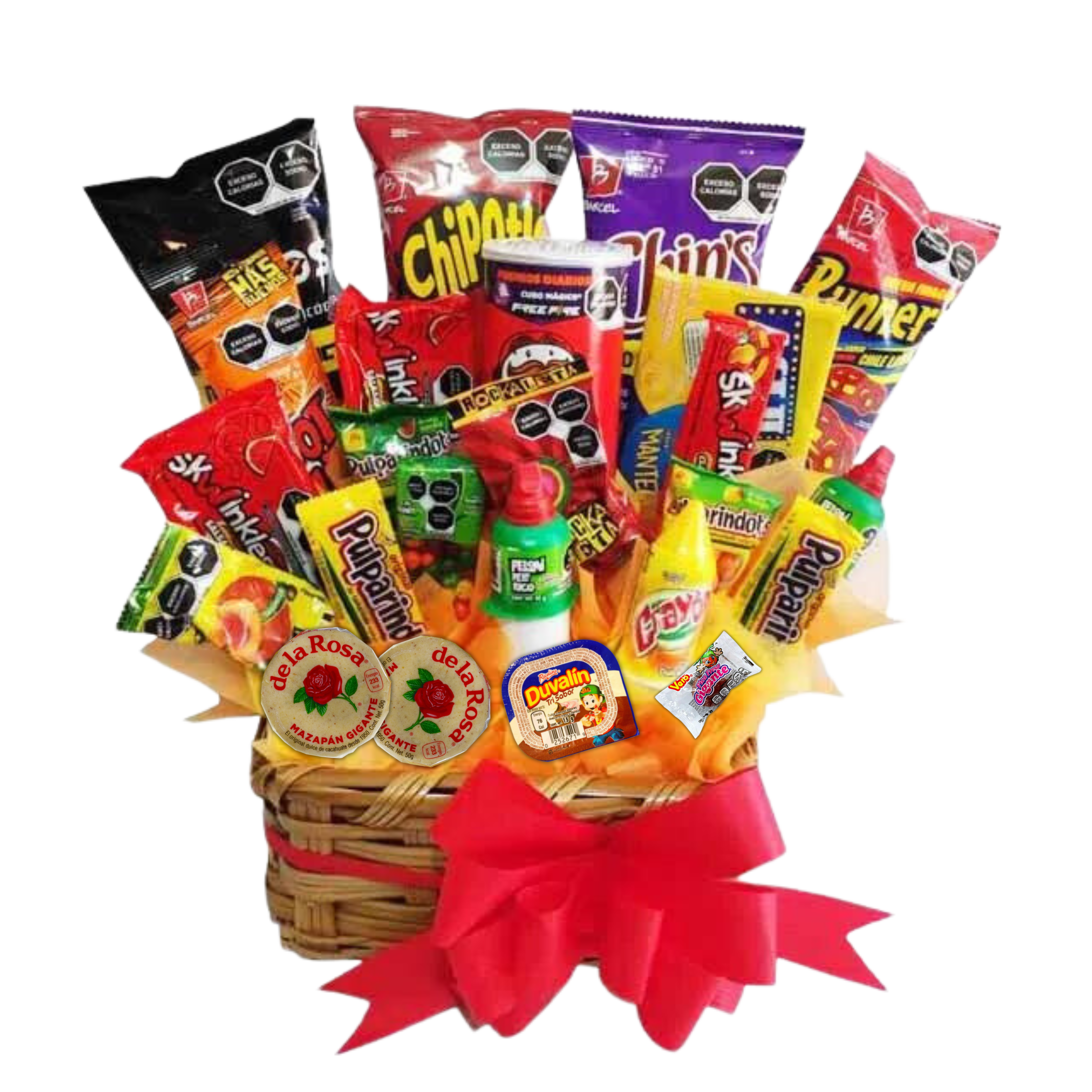 CANASTA DE REGALO CON DULCES MEXICANOS